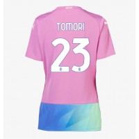 Dres AC Milan Fikayo Tomori #23 Tretina pre Ženy 2023-24 Krátky Rukáv